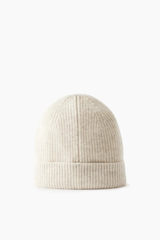 Liteluxe cashmere fold-over beanie